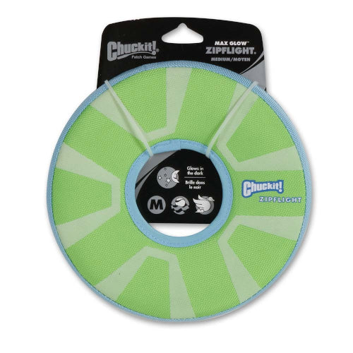 Chuckit! Zipflight Max Glow Dog Toy Medium