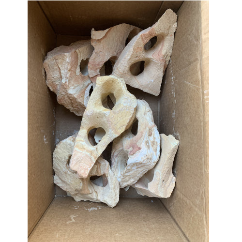 Estes Carved Rainbow Decorative Stone