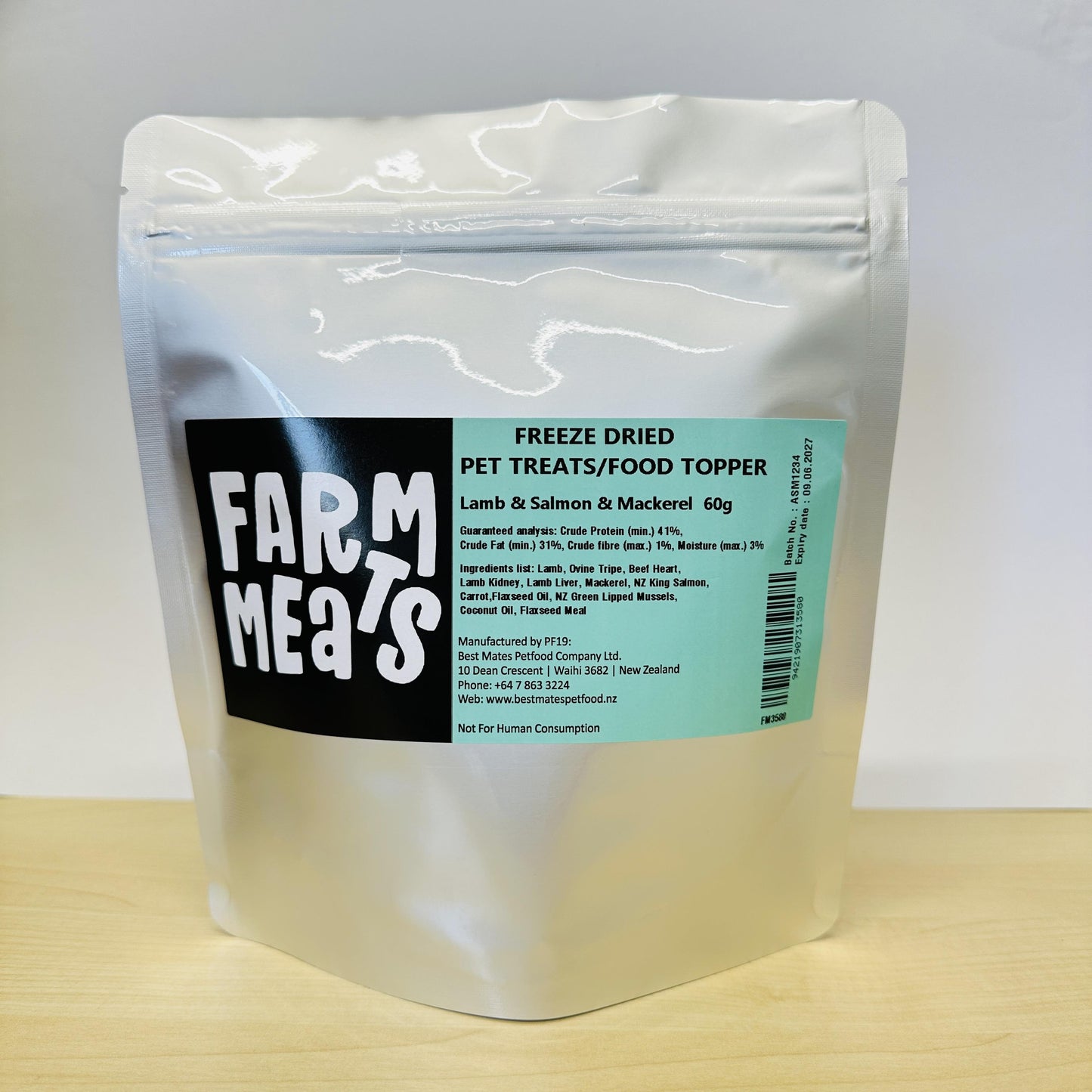 Freeze Dried Lamb & Salmon & Mackerel Topper 60g