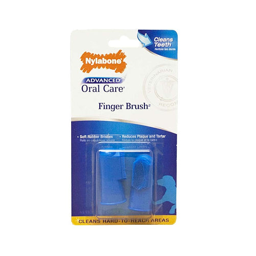 Nylabone Advanced Oral Care Finger Brush 2 pack