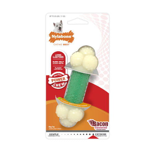 Nylabone Double Action Power Chew Durable Dog Toy