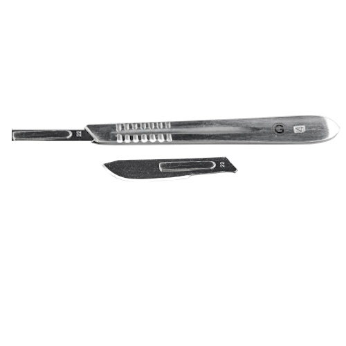 Scalpel handle + 5 Blades combi
