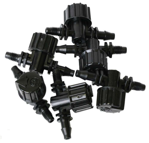 Two Little Fishies Micro Valve Barb x Thread - (6 Per Pack)
