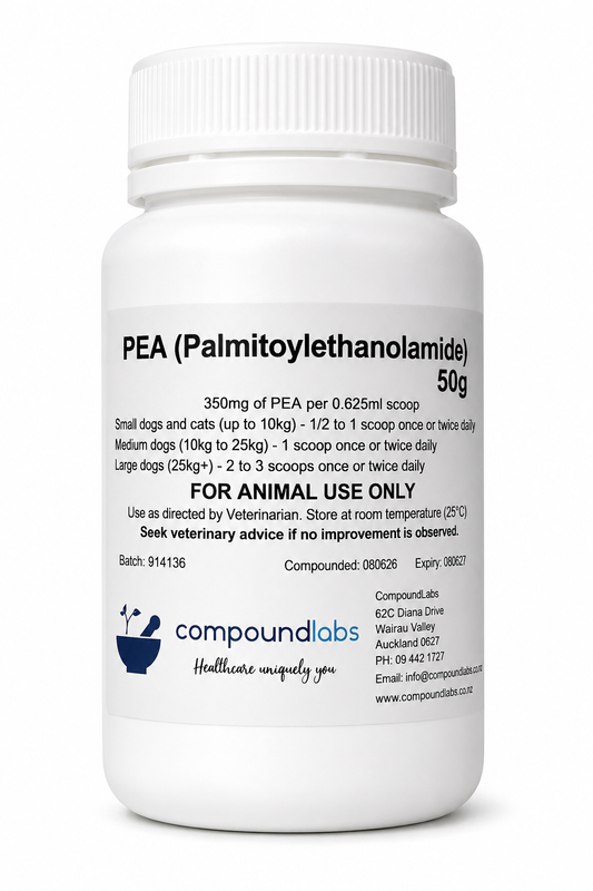 Compound Labs PEA Powder 50g — Natural Joint, Nerve & Skin Support for Dogs