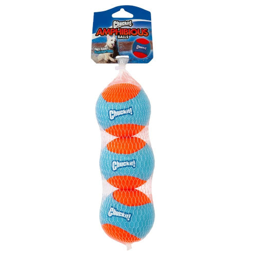 Chuckit! Amphibious Balls Dog Toy 3pk