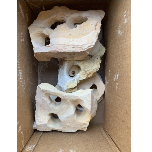 Estes Carved Rainbow Decorative Stone