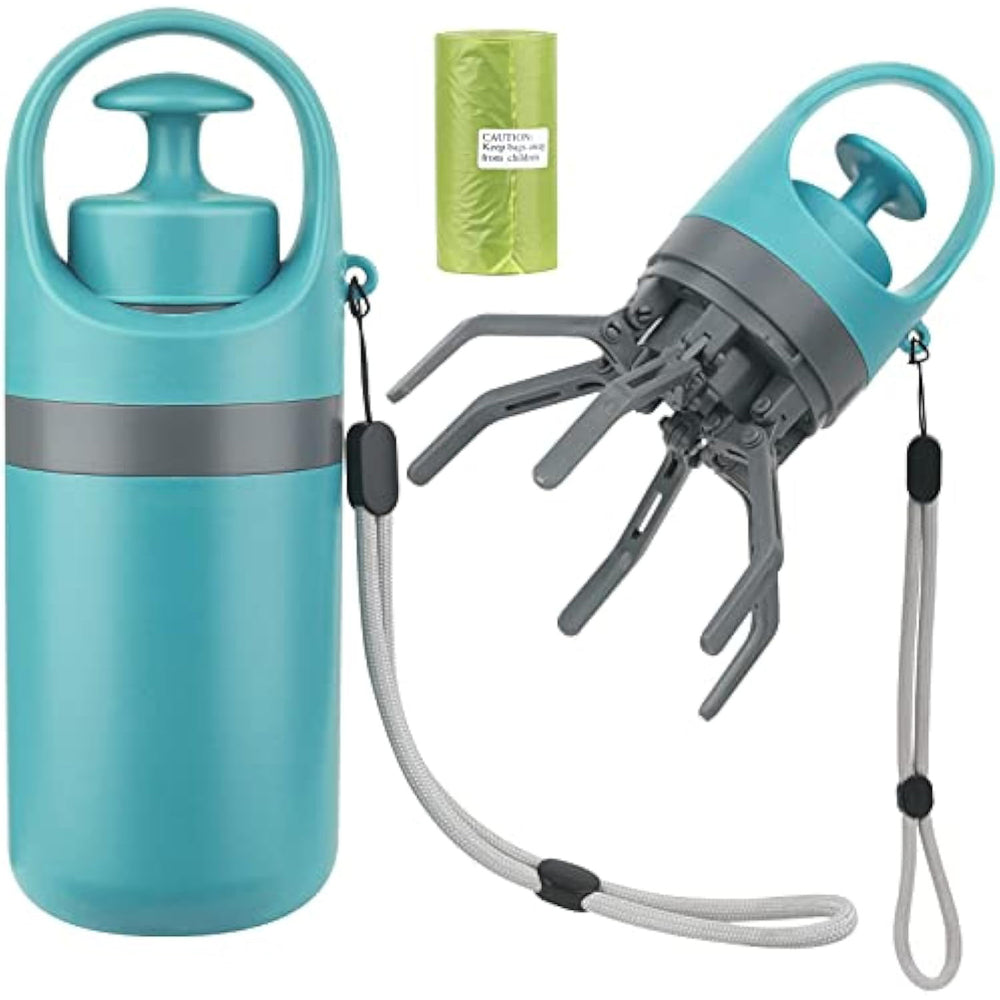 Portable Pet Poop Scooper with Bag Dispenser