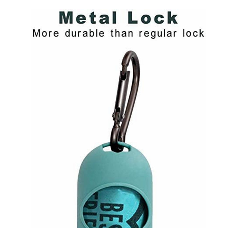 LED Poop Bag Dispenser with Flashlight