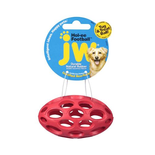 JW Pet Hol-ee Football Dog Toy
