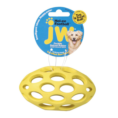 JW Pet Hol-ee Football Dog Toy