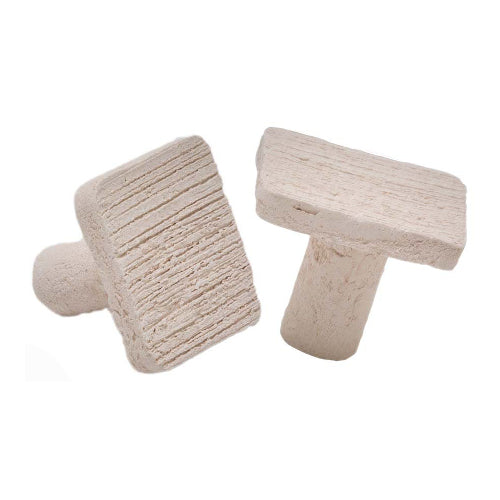 Marine Depot Fired Ceramic Square Frag Plugs - 25 Pack