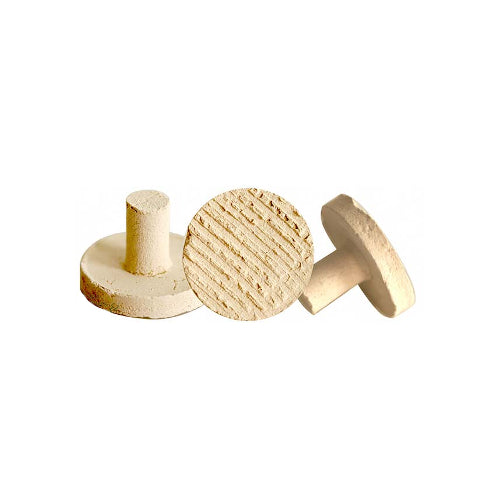 Marine Depot Large Fired Ceramic Circular Frag Plugs - 25 Pack