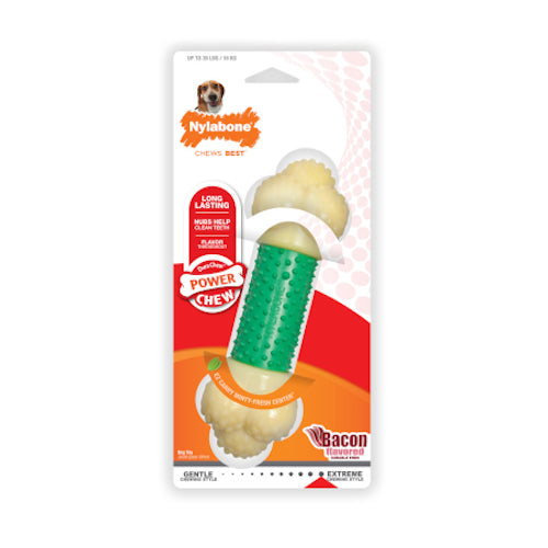 Nylabone Double Action Power Chew Durable Dog Toy