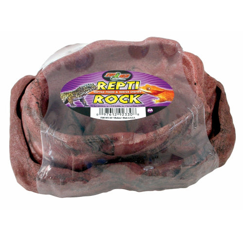 Zoo Med Combo Reptile Rock Food / Water Dish