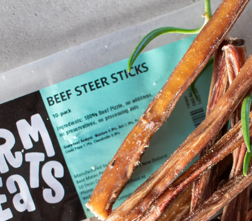 Beef Steer Sticks – Natural Dog Treats | Farm Meats